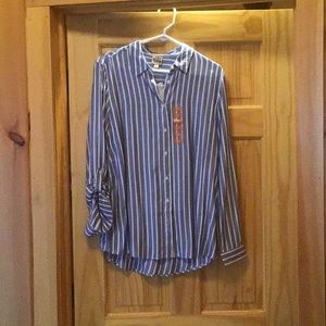 Pinstripe blouse